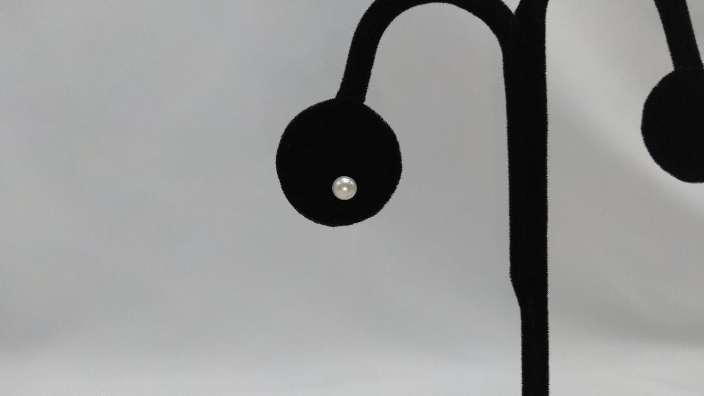 Freshwater Pearl 4-4.5mm Studs in Silver