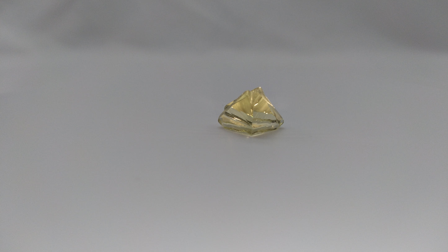 Light Green Fantasy Cut Quartz