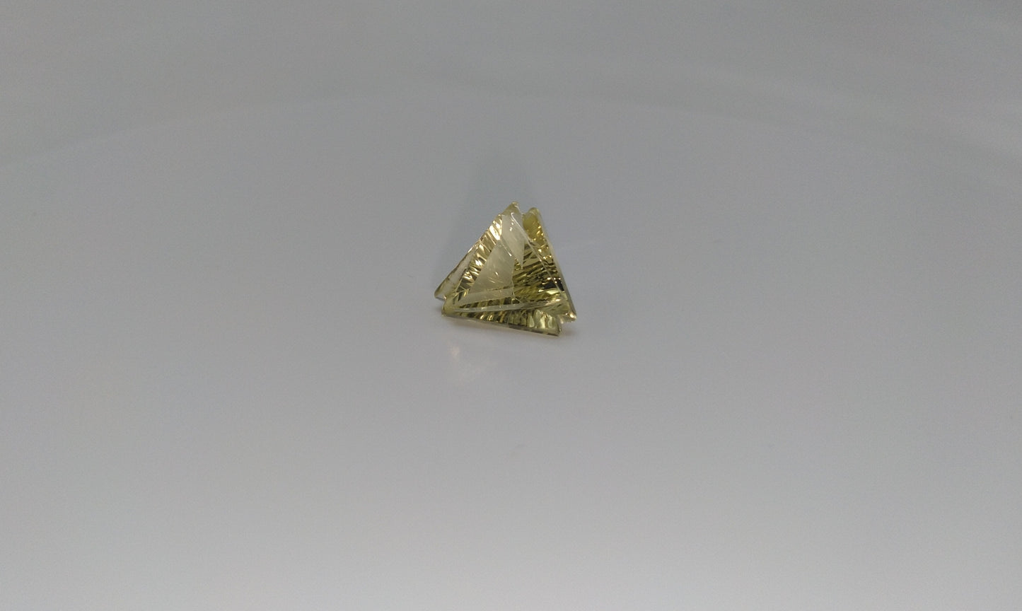 Light Green Fantasy Cut Quartz