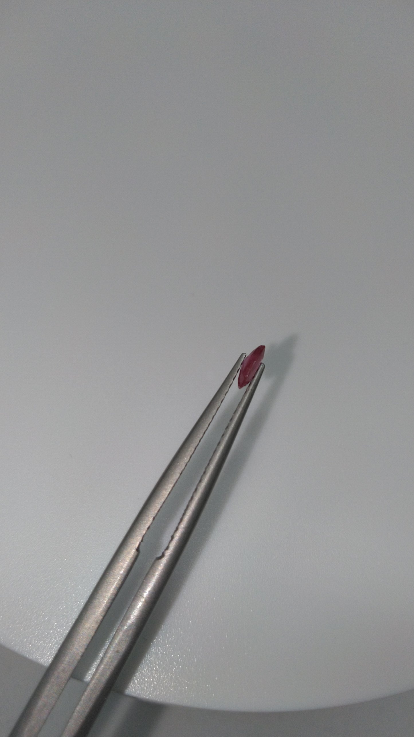 Purplish-Red Pear-Shaped Ruby