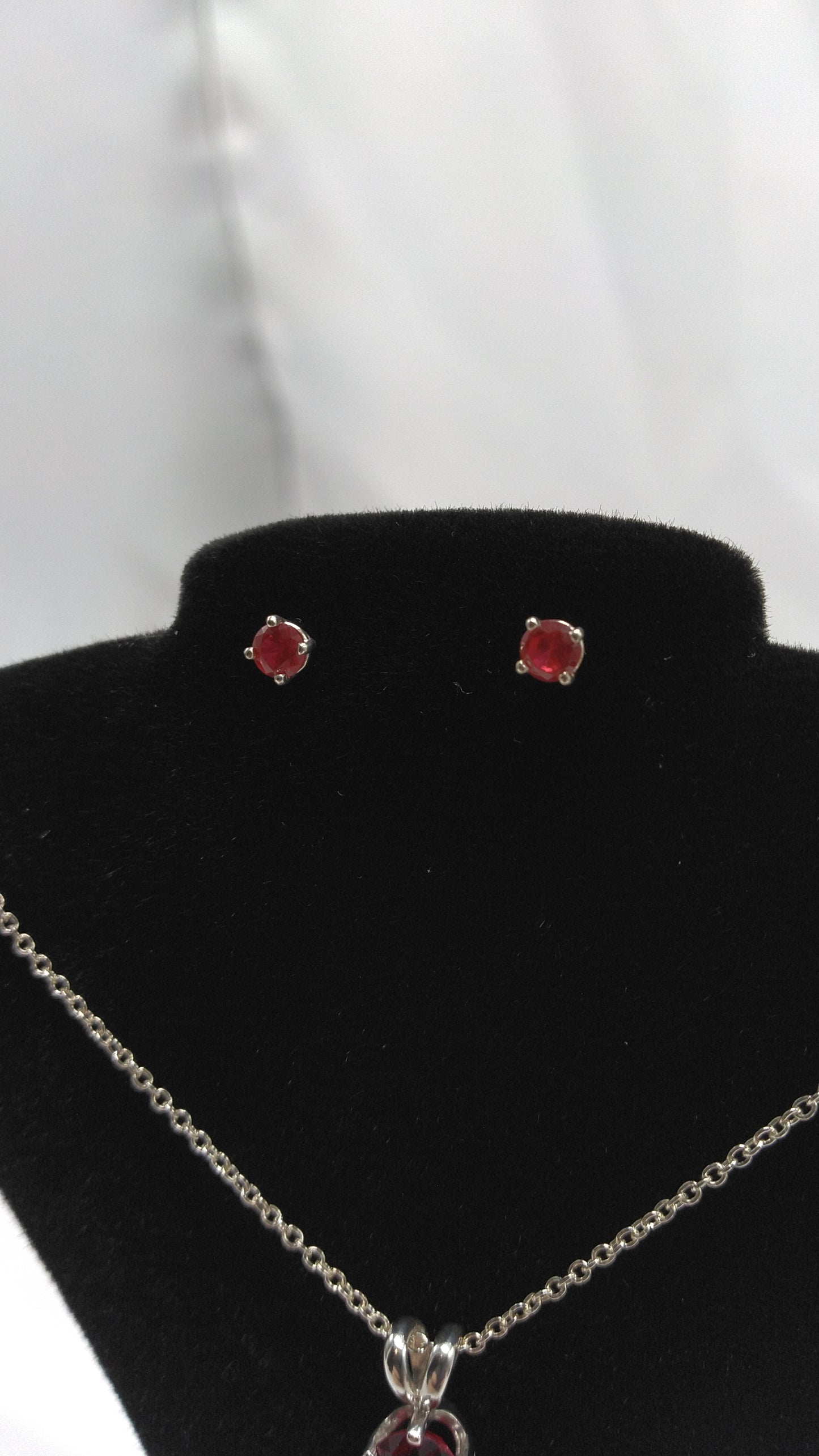Created Ruby and Silver Set