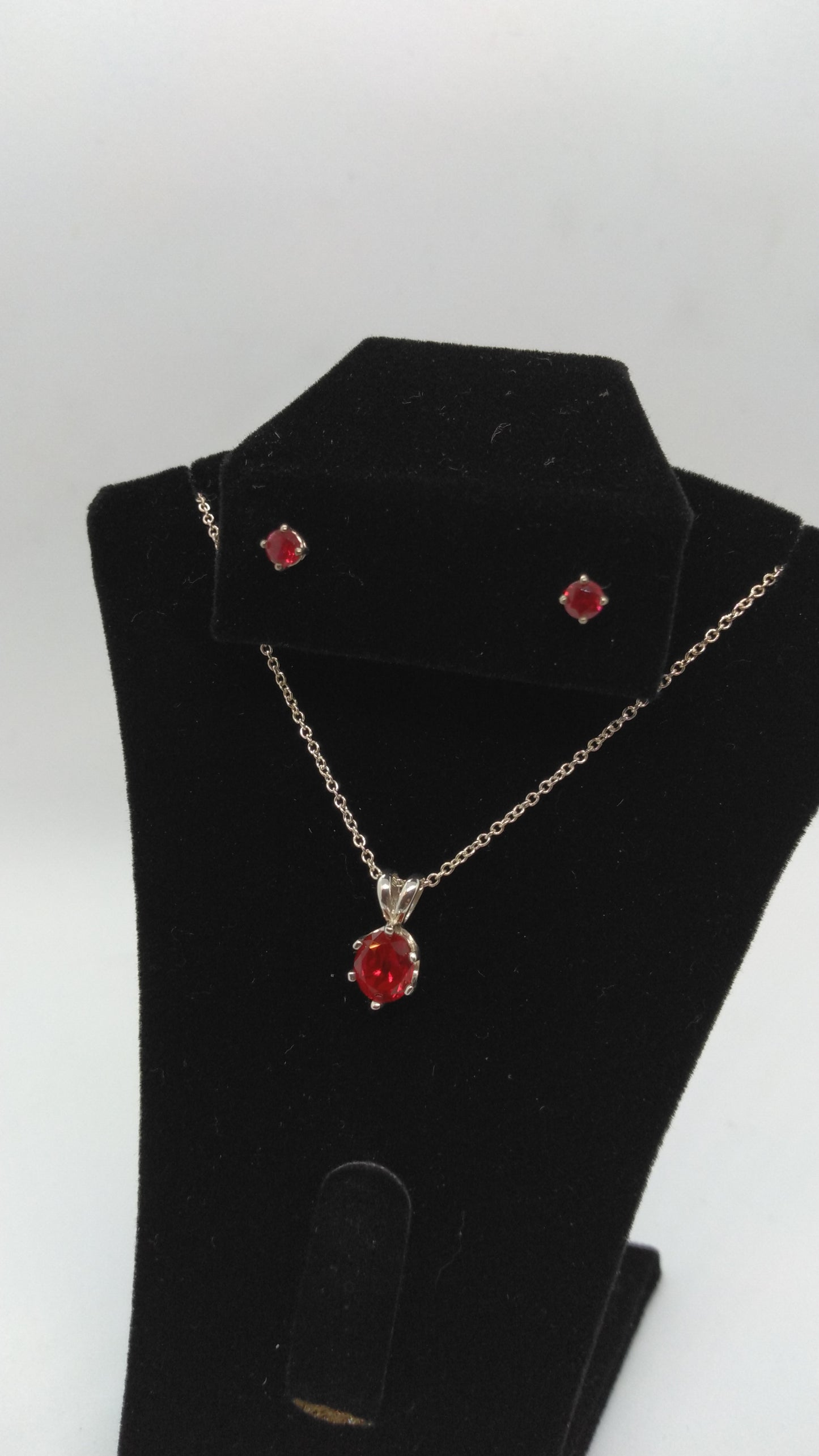 Created Ruby and Silver Set
